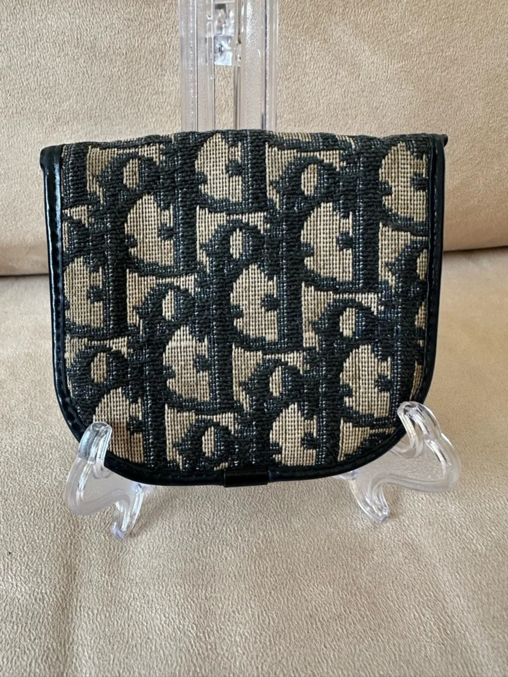 💙 Christian Dior Vintage Trotter Coin Pouch - Authentic